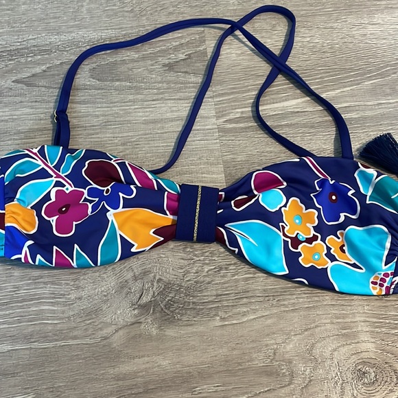 Women’s Cole of California size, large, navy floral, high-rise, bikini, new - Picture 5 of 11